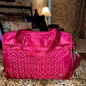 Lug Caboose Carry All Bag NWT'S Cranberry Red